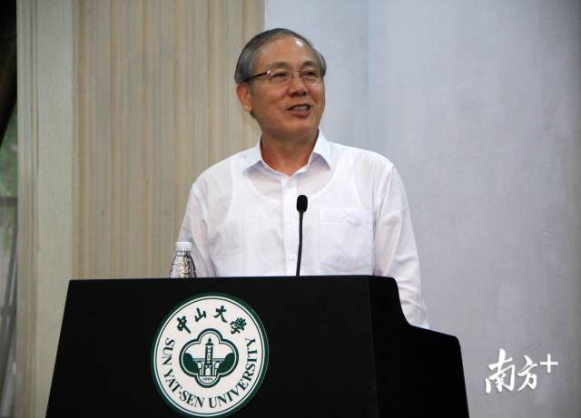 中山大学校长罗俊。符超军 摄